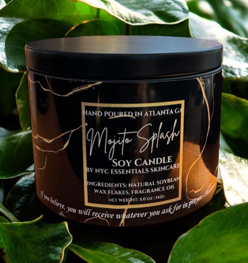 Mojito Splash Soy Wax Candle