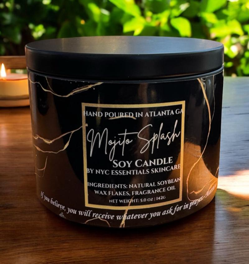 Mojito Splash Soy Wax Candle