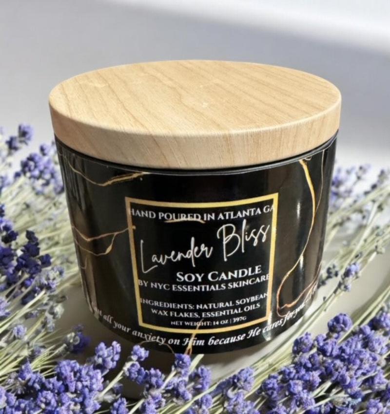 Lavender Bliss Soy Wax Candle