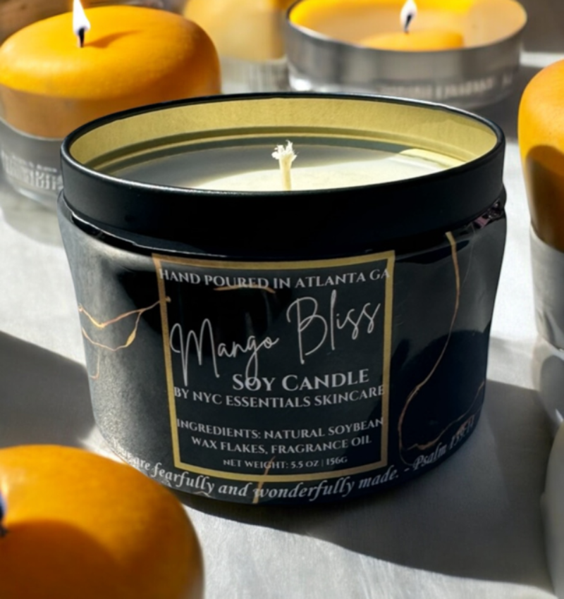 Mango Bliss Soy Wax Candle